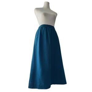 Vintage ‘90s Pendleton 100% Virgin Wool Teal Midi Skirt